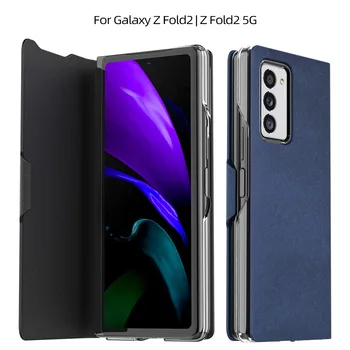 De lux Piele Flip Caz de Telefon de Portofel Caz pentru Samsung Galaxy Z Fold 3 5G Caz Plin husa de Protectie pentru Galaxy Z 2 Ori Caz