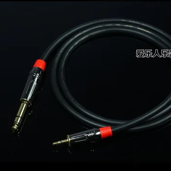 KGR de chitara de înaltă calitate instrument muzical caseta de sunet de telefon mobil de conversie de la 3,5 la 6,5 să conectați cablul la mici cablu audio.