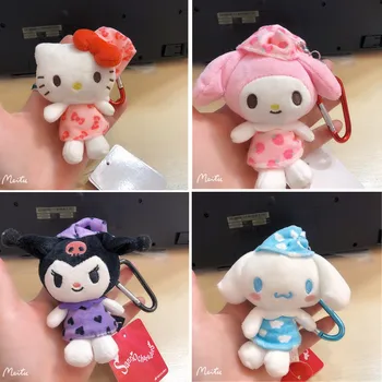 Kuromi Melodia Mea Cinnamoroll Kittys 10Cm de Pluș Breloc Rucsac Pandantiv Anime Kawaii Model de Păpușă Copii Jucărie Cadou