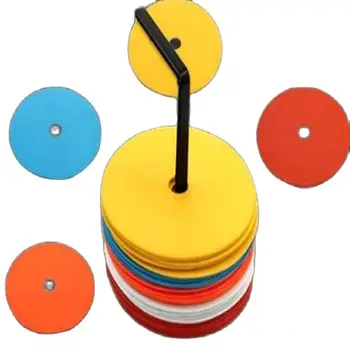 Fabrica de en-gros de înaltă calitate 15.5 cm TPE plat Conuri de fotbal de fotbal conuri de plastic marker disc conuri trompeta pad