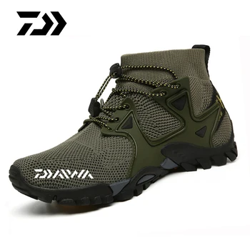 DAIWA New Barbati Casual Pantofi ochiurilor de Plasă Respirabil Bărbați Drumeții Pantofi anti-alunecare Pantofi Drumeții uscare Rapidă Pantofi de Apă Pescuit Adidași