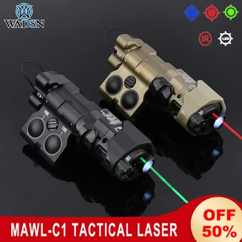 MAWL-C1 Airsoft Tactic cu Laser de Metal CNC Modernizate LED-uri cu Scopul de MAWL Rosu Verde Albastru cu Laser Arma de Vânătoare cu Lumini IR Iluminare 
