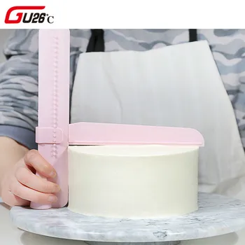 Reglabil Fondant Spatule Tort Marginea Lin Racleta Cream Decorare DIY Bakeware Tacamuri de Bucatarie de Gătit Instrument