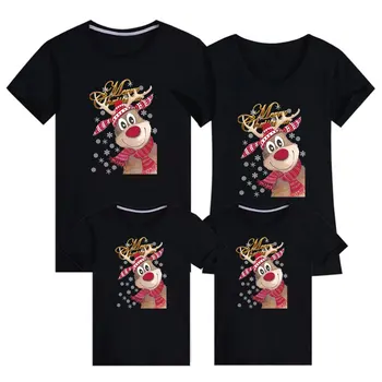 De Anul nou Fetele Băiat Tata Mama T-shirt de Crăciun de Familie Potrivire T-shirt pentru Adulți Copii T-shirt Mama Fiica Haine Familia