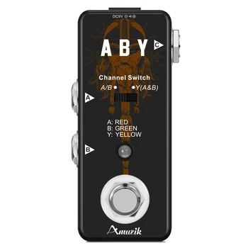 Amuzik LEF-330 ABY Switcher Cutie Chitara Pedala ABY Linie Selector Canal Audio Swith Combina Efectul Pedala de Chitara Accesorii