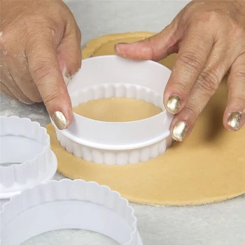 6 Dimensiune/Set Plastic Prăjitură de Formă Rotundă Cookie Cutter Mucegai Tort de Biscuiti Fondant DIY Decorare Tort Bucătărie Instrumente de Gătit
