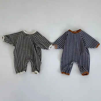 2022 Noua Moda Fetita Carouri Salopetă Drăguț Nou-Născut Cu Maneci Lungi Salopeta Copil Din Bumbac Haine Copii Baieti Casual-O Singură Bucată