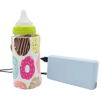 USB Lapte Apei Calde de Călătorie Cărucior Izolate Sac de asistență medicală Baby Sticla Încălzire Dinozaur Curcubeu biberon Cald Încălzit de Cald