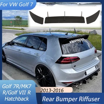 De înaltă Calitate ABS Masina Bara Spate Difuzor Spate Partea de Repartitoare Buza Spoiler Echipare Pentru Volkswagen Pentru Golf 7 MK7 R R-Line 2013-2016