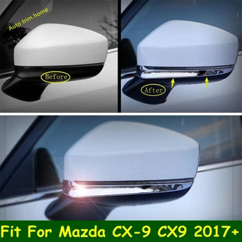 Accesorii cromate la Exterior Usa Oglinda Retrovizoare Anti-frecați Frecarea de Acoperire Benzi Tapiterie Streamer Pentru Mazda CX-9 CX9 2017 - 2022