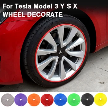8M/ Rola Rimblades Vehicul Auto Culoare Jante Protectoare de Cauciuc pentru Turnare Tapiterie Pentru Tesla Model 3 X S Y decor Auto