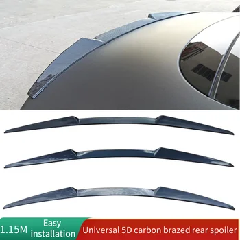 1.15 M Auto-Styling 5D Fibra de Carbon Spoilere Styling Refit Spoiler Universal Pentru Audi, BMW, Tesla Benz, Toyota, Honda, KIA, Mazda