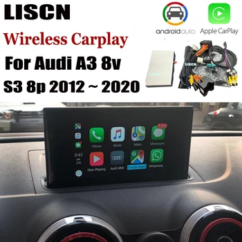 Wireless wifi Carplay Pentru toate modelele Audi A3 8v S3 8p MMI 3G 2010 ~ 2020 Adaptor Android carlife OEM de Afișare a Îmbunătăți Kituri Față aparat de fotografiat din spate