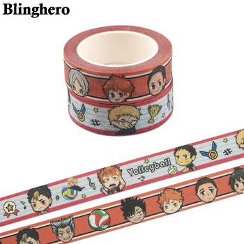 CA1588 15mmX5m Anime Băiat Bandă de Hârtie Washi Tape Bandă Adezivă Diy Scrapbooking Etichete Autocolante Casete