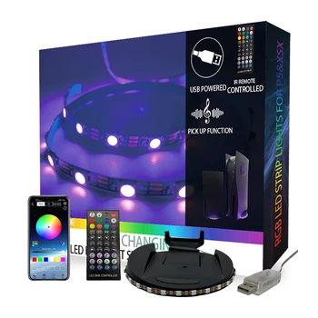 Pentru PS5 LED Inel de Bază 8 Culoare Lumina RGB Benzi Sta 400 De Efecte de Iluminare cu Controller pentru Xbox Seria X/PS5 Accesorii de Joc