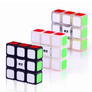 Qiyi 1x3x3 Viteză Magic Cube Stickerless 3x3x1 puzzle Cubo Magico poftă de mâncare 133 Cub de Educație Jucarii Pentru Copii