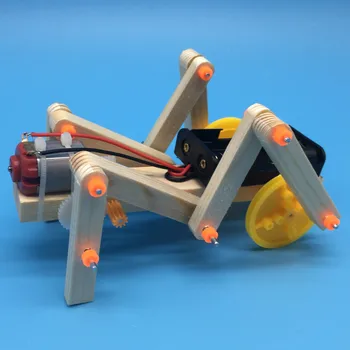 DIY Kit Experiment Plin Robot Păianjen Electronice Copii de Învățământ set STEM fizica Jucarii pentru Copii Băiat de 8 ani