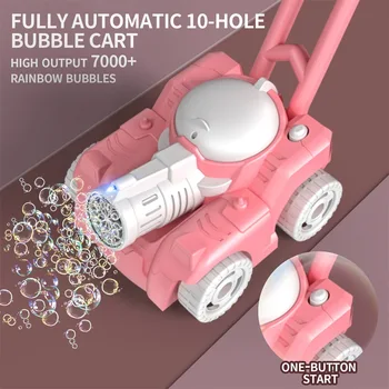 Automat Masina de Bule Bubble Tank Cărucior Electric Suflare Bule în aer liber Plivitul Petrecere Copii Rezervor Auto Jucarii pentru Copii Cadouri