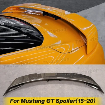 Pentru Ford Mustang spoiler 2015-2020 Fibra de Carbon ABS Spoiler Acoperiș Spate Aripa Portbagaj Buza Portbagajului Capacul de Styling Auto GT Stil