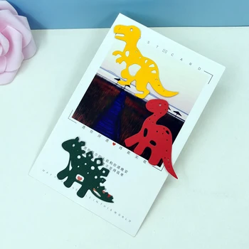 Trei Dinozauri Moare de Tăiere Scrapbooking DIY Taie Mor Mucegai Fustelle Album Card Decorative Relief Folder Clar Timbre