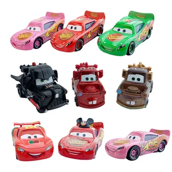 Disney Pixar Cars 2 3 Lightning McQueen, Mater Jackson Furtuna Ramirez 1:55 turnat sub presiune Metalică a Vehiculului original Baiat Copii Jucarii copilul Cadou