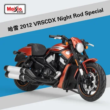Maisto 1:18 Harley 2012 VRSCDX Night Rod Special Modelul de Simulare Auto Aliaj Motocicleta de Metal Mașină de Jucărie pentru Copii Cadou B420