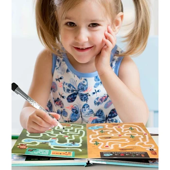 Copii Puzzle Jucărie Joc Labirint Cartea Labirintul Carte De Concentrare De Formare Jucarie Montessori Învățarea Timpurie Jucarii Educative Copil Cadouri
