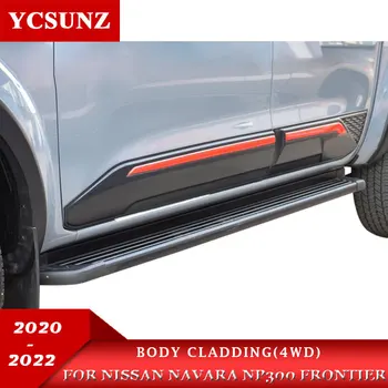 Corpul de Placare Pentru Nissan Navara NP300 2020 2021 2022 4WD Frontieră Double Cab Accesorii Ușă Laterală Body Kit Capac