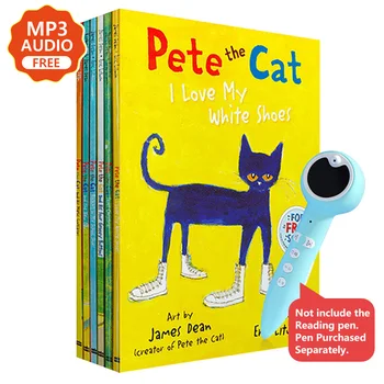 6 Cărți/Set Pot Citi Pete Cat Copii Poveste Clasica Cărți Pentru Copii Mai Devreme Educaction Engleză Povestiri Scurte Carte De Lectură