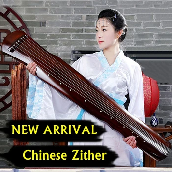 Stil Chinezesc Guzheng Paltin Lemn Lucrate Manual Tradiționale 7 Siruri De Caractere Scenă Instrumente Muzicale Pentru Incepatori Titera