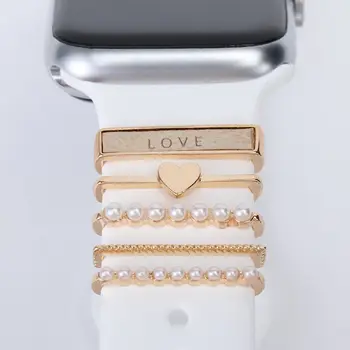 Decor Pentru Apple Watch Silicon Diamond Bijuterii Charms Pentru Samsung Galaxy Watch 4/Clasic/3 iWatch Trupa Accesorii