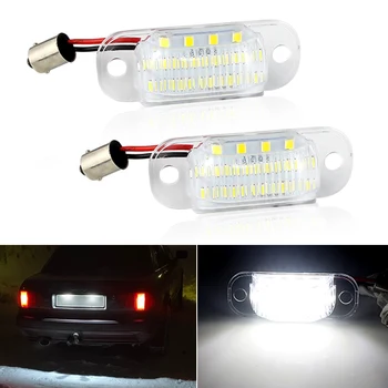 2 buc LED-uri Auto de Înmatriculare Lumini Led Numărul de Lămpi de Lumină Pentru Audi 80 B4 91-95/Cabridet (tip 8g) 91-00/100 C4 90-94/A6 C4