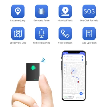 Mini A8 GPS Tracker Anti-a Pierdut de Alarmă Inteligent Copil Sac de Companie GPS de Localizare GSM/GPRS in Timp Real Dispozitiv de Urmărire GPS