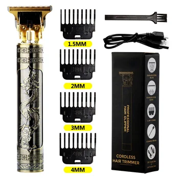 De Vânzare La Cald Epocă T9 Electrice Fără Fir Masina De Tuns Părul Profesionale De Frizerie Pentru Bărbați Tuns Tuns Aparat De Ras Barba Bricheta