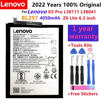 100% Original, de Înaltă Calitate 4050mAh BL297 bateriei pentru Lenovo K5 Pro L38111 L38041 Z6 Lite 6.3 inch baterii de Telefon Mobil +Instrumente