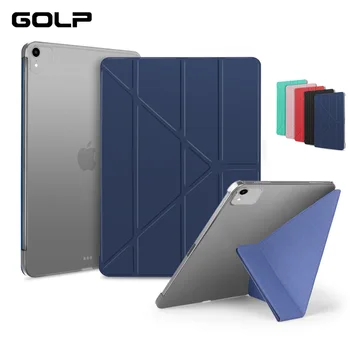 PU Piele caz Pentru iPad Pro 12.9 2018, GOLP Magnetic Flip PC-ul smart cover pentru iPad Pro 12.9 2018 caz