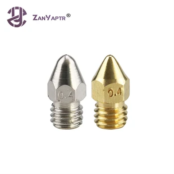 1 buc Zortrax M200 Duza 0.2 / 0.3 / 0.4 / 0.5 mm Pentru Alamă / Oțel Inoxidabil Plictisesc de 3,5 mm filet M6 Cap de printare Pentru Imprimanta 3D