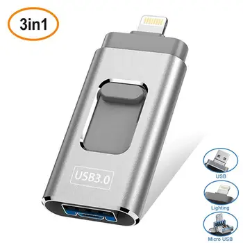 Pendrive 32GB USB OTG Flash Drive 128GB Memorie Stick OTG Flash USB 3.0 64GB de Înaltă Calitate Stick Usb Pen Drive iPhone Flash Drive