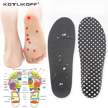 KOTLIKOFF Durabil Magnetic Presopunctura Tălpi Suport Arc Magnet Fizioterapie Sănătate Picior Tampoane pentru Pantofi Ameliorarea Presiune
