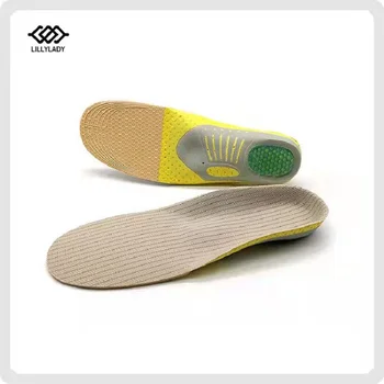 Sport Funcționare Gel Insoles Pentru Picioare Bărbat Femei Pantofi Talpa Ortopedica Pad Masaj Absorbție De Șoc Suport Arc De Îngrijire A Sănătății