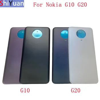 Capac baterie Spate Usa Spate Locuințe Caz Pentru Nokia G10, G20 Capacul Bateriei cu Adeziv Autocolant Piese de schimb
