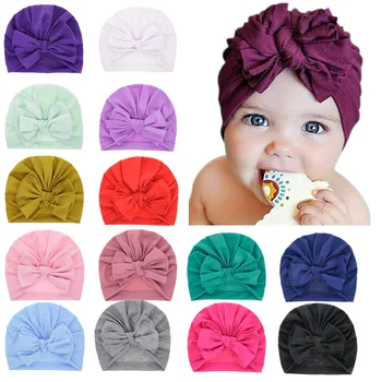 Noul Copil Pălărie De Flori Drăguț Copil Fată Pălărie Moale De Bumbac Pentru Copii Turban Beanie Nou-Născut Copil Copil Capac