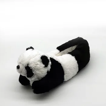 Panda Personalizate Cald Iarna Iubitorii De Casa Papuci De Casă Etaj Femei Si Barbati De Casa Papuci De Interior Ofertă Specială Gros Fund Moale Pantofi