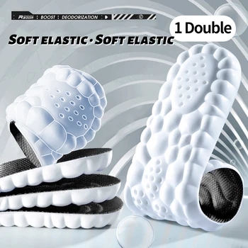 5D Sport Branțuri pentru Pantofi PU foarte Moale Funcționare Branț pentru Picioare Absorbție de Șoc Talpa Suport Arc Insertii Ortopedice