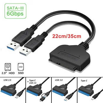 USB Cablu Sata Sata 3 USB 3.0 Adaptor de Calculator Conectori de Cablu USB Adaptor Sata Suport de Cablu 2.5 Inch SSD HDD Hard Disk