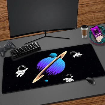 Spațiu de Artă Mouse-ul Mat Mare Gaming Mouse Pad Cauciuc Natural Masă Covor Calculator PC Mousepad Pentru Pc Gamer Birou Mat Blocare-Marginea Pad