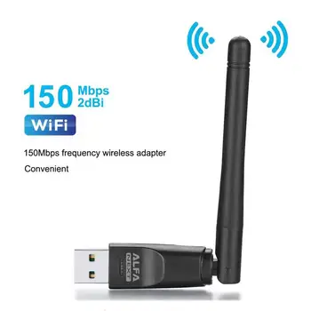UW07 150Mbps Wireless WiFi Adaptor placa de Retea Mini USB 2.0 Antena 5370 Chip Wi-Fi Dongle Receptor 802.11 B/G/N Pentru Laptop PC