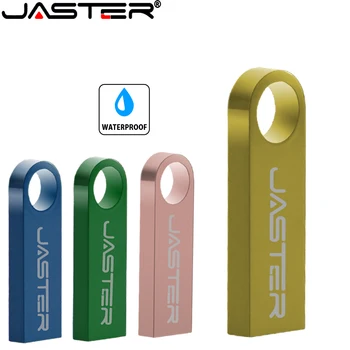 JASTER Mini Metal de Înaltă viteză Pen drive 64GB Colorate USB 2.0 Flash Drive 32GB 16GB Waterproof Memory stick cadou Creativ U disc