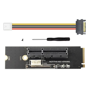 Unitati solid state M. 2 PCI-E 4X X1 Riser Card M2 NVME Să Pcie X4 Cu LED Indicator de Tensiune Pentru GPU BTC Mining
