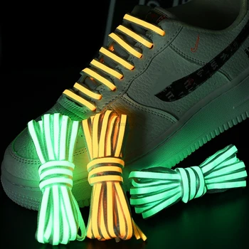 1 Pereche Super Luminos Șireturile AF1 Adidași șireturi Vibrante Fluorescente Șiret Semicerc Șireturi de Pantofi Accesorii
